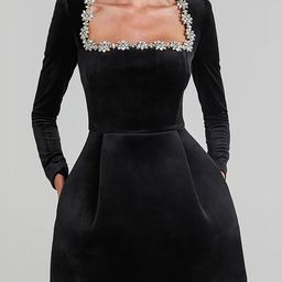 bebe Applique Women Fit-Flare Mini Dress-picture-31