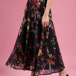 Deewa Printed Flared Maxi Skirts image 2