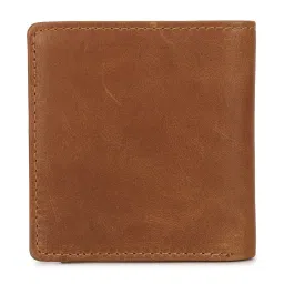levi's Men's Tan Brand Logo Bi-Fold Wallet image 2