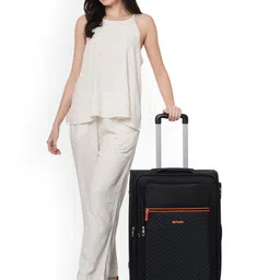 Citizen Striped Explorer Soft-Sided Medium Trolley Suitcase-picture-46