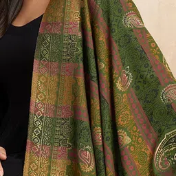 STADO Ethnic Motifs Woven Design Dupatta image 2