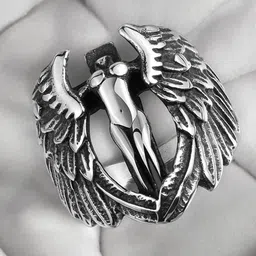 The Roadster Lifestyle Co Men Eagle Soul Tough Bikers Ring-picture-16