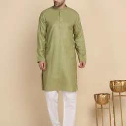 KRAFT INDIA Men Solid Festive Straight Kurta-image-27