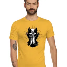 Tantra Devil Hand Printed Cotton T-shirt-picture-28