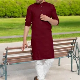 ANUJ FASHION Men Blended Kurtas-image-29