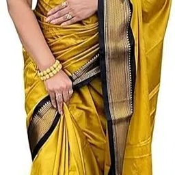 Temple Border Bollywood Cotton Silk Saree-image-59