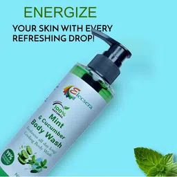 Elecsera Cleansing Mint & Cucumber Body Wash For Hydration - 200 ml image 5