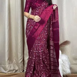 Moda Rapido Warli Art Silk Saree-image-5