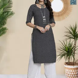 HERE&NOW Women Pack Of 2 Ethnic Motifs Printed Straight Kurta-picture-22