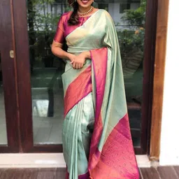 Areca Designer Woven Design Pure Silk Banarasi Saree-picture-16