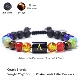 EDMIRIA Unisex Gold-Toned 7 Chakra Artificial Beads Wraparound Bracelet image 2