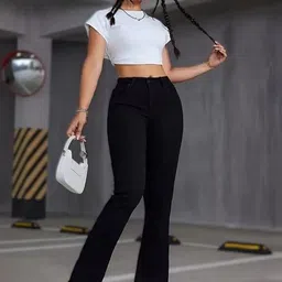 CORSICA Women Bootcut High-Rise Stretchable Jeans-picture-14