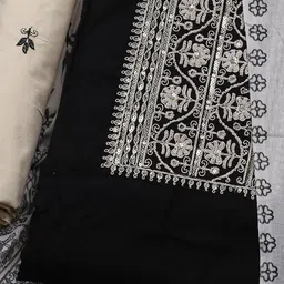 Meena Bazaar Embroidered Unstitched Dress Material image 3