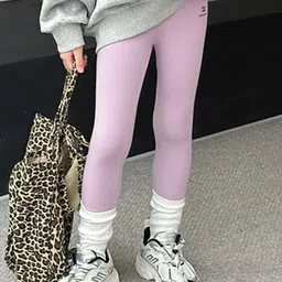 LULU & SKY Girls Mid-Rise Ankle-Length Leggings-picture-35