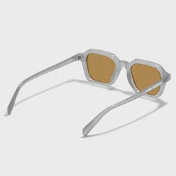 SAM & MARSHALL Unisex Square UV Protected Lens Sunglasses VADER_GREY_20035 image 3