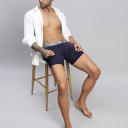 HAYU Men Low Rise Long Briefs HUBB_009_BU_S_1PC-IRIS image 3