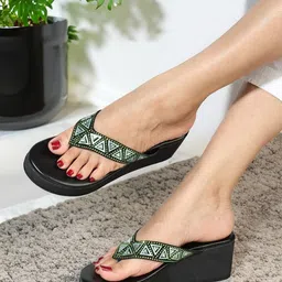 madam glorious Embellished Wedge Heels image 2