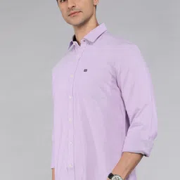 arrow sport Men Slim Fit Solid Cut Away Collar Casual Shirt image 3