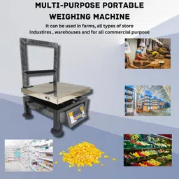 KiloMaxx KM-54, 100Kg With UltraBright Green Display For Shop Industrial Factories Corn Weighing Scale image 5