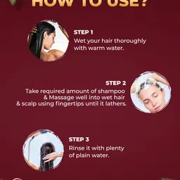 Otrix Red Onion Black Seed Oil Shampoo To Soften & Strengthen Hair - 300 ml image 2