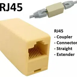 99Gems (PACK OF 5) RJ45 CAT5E CAT6 Couple Plug Network Ethernet LAN Cable Jointer Connector Adapter for Computer Cables & Connectors Lan Adapter Lan Adapter image 4