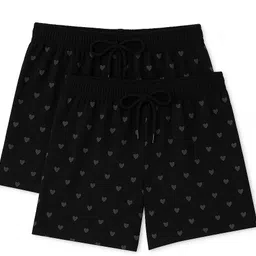 backtostyle Pack of 2 Printed Women Boxer-picture-24