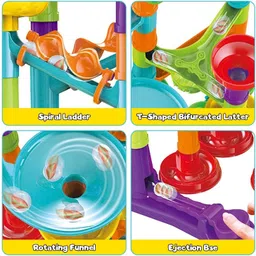 think toys Marble Runs For Kids 50 pcs Marble Maze Game Building Toy image 5