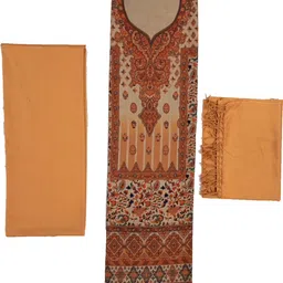 vrinde Unstitched Wool Salwar Suit Material Printed-picture-23