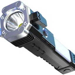 nature mayaa Mini Rechargeable LED Flashlight with Long Distance Beam Range 3 hrs Torch Emergency Light-picture-14