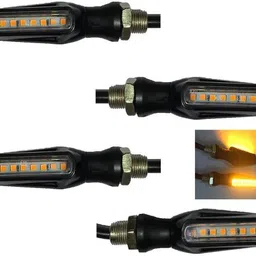 aksmit Side LED Indicator Light for Hero Splender iSMART image 2