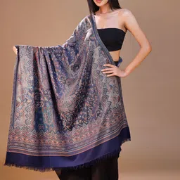 SWI Stylish Women Floral Woven Design Shawl-picture-22