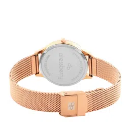 DressBerry Women Brass Patterned Dial & Straps Analogue Watch DB-SS24-13A image 2