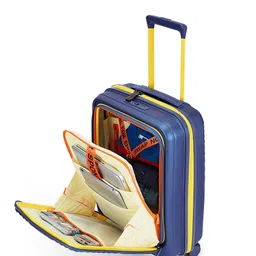 Nasher Miles Unisex Capri Textured Hard-Sided Cabin Trolley Bag image 4