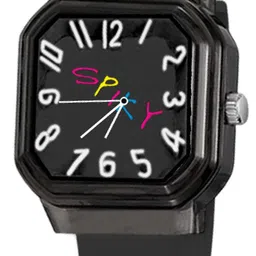 Spiky Unisex Kids Dial & Textured Straps Analogue Watch SPKEVA40_C1_Blk image 5