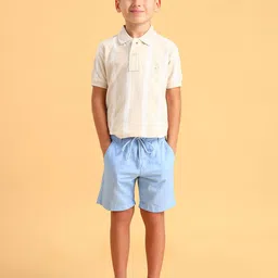 U.S. Polo Assn. Kids Boys Printed Pure Cotton Chino Shorts-picture-10