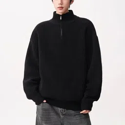 HERE&NOW Men Ribbed Pullover image 4
