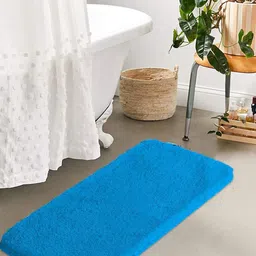 Banchmark Home Furnishings Blue 2200 GSM Microfiber Anti-Slip High Absorbent Bath Rug-image-37