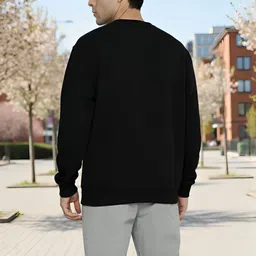 Moda Rapido Mens Printed Round Neck sweatshirt Regular Fit long sleeve image 4