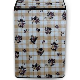 The Furnishing Tree Beige Washing Machine Cover Geometric Pattern-picture-1