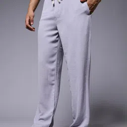 pronk Cotton Pants for Men Lounge Style | Relaxed Fit image 4