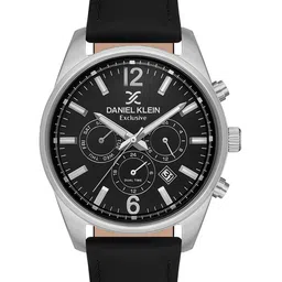 Daniel Klein Exclusive Men Round Dial & Leather Straps Analogue Watch DKX.1.13349-1-picture-27