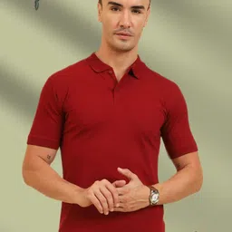 UNIQSOME Men Solid Polo Collar Soft Cotton T-shirt-picture-32