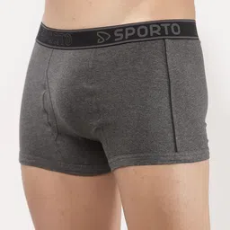 Sporto by Macho Men Pack Of 2 Breathability Trunk Sprto-M1020_A(1)-N(1)-XL-Anthra_Navy image 2