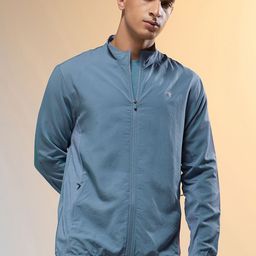 Technosport Men Mock Collar Solid Lightweight Sporty Jacket-picture-48