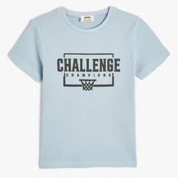 Koton Boys Typography Printed T-shirt-picture-14