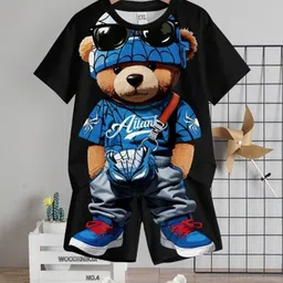 Lily garments Boys Printed T-shirt with Shorts-picture-54