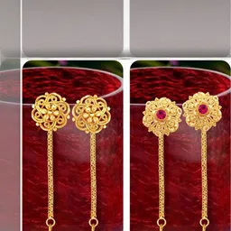 VIVASTRI Women Gold-Plated Alloy Earrings-picture-25
