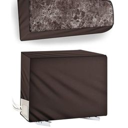 The Furnishing Tree Coffee Brown Printed Air Conditioner Cover-picture-29