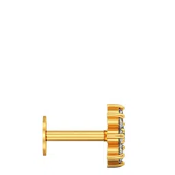 Joyalukkas Golden Petal Nosepin - 0.426 gms image 2