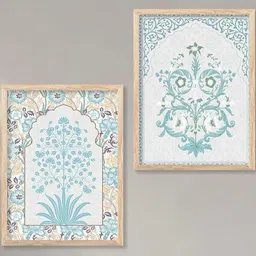 walllane Traditional Wall Art With Frame Home Decor Wall Painting For Living Room Office Bedroom image 4